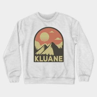 Kluane national park mountains Crewneck Sweatshirt